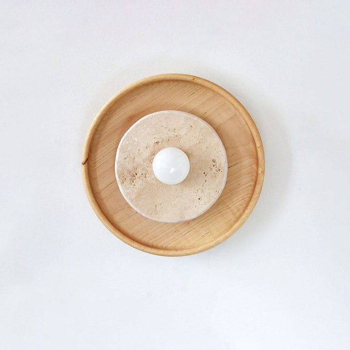 Rapolano Travertine Wall Sconce - Vakkerlight