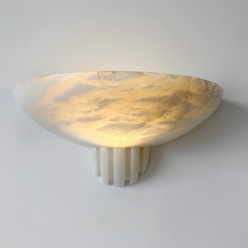 Rare Alabaster Wall Sconce - Vakkerlight