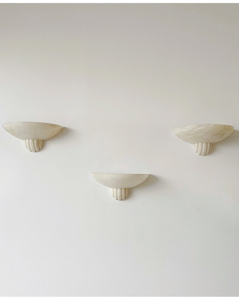 Rare Alabaster Wall Sconce - Vakkerlight