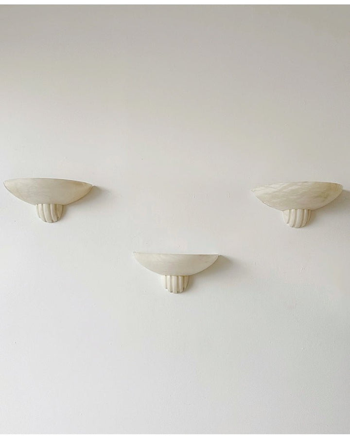 Rare Alabaster Wall Sconce - Vakkerlight