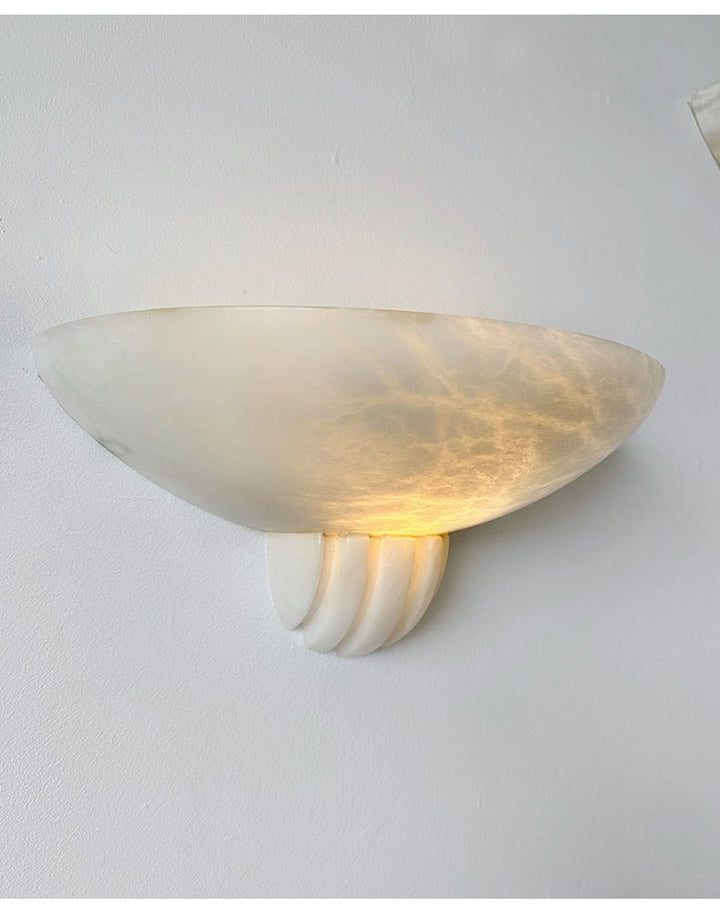 Rare Alabaster Wall Sconce - Vakkerlight