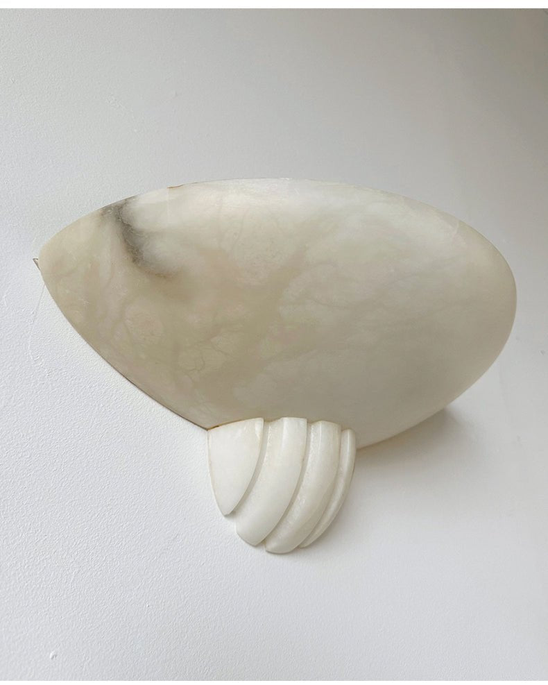 Rare Alabaster Wall Sconce - Vakkerlight