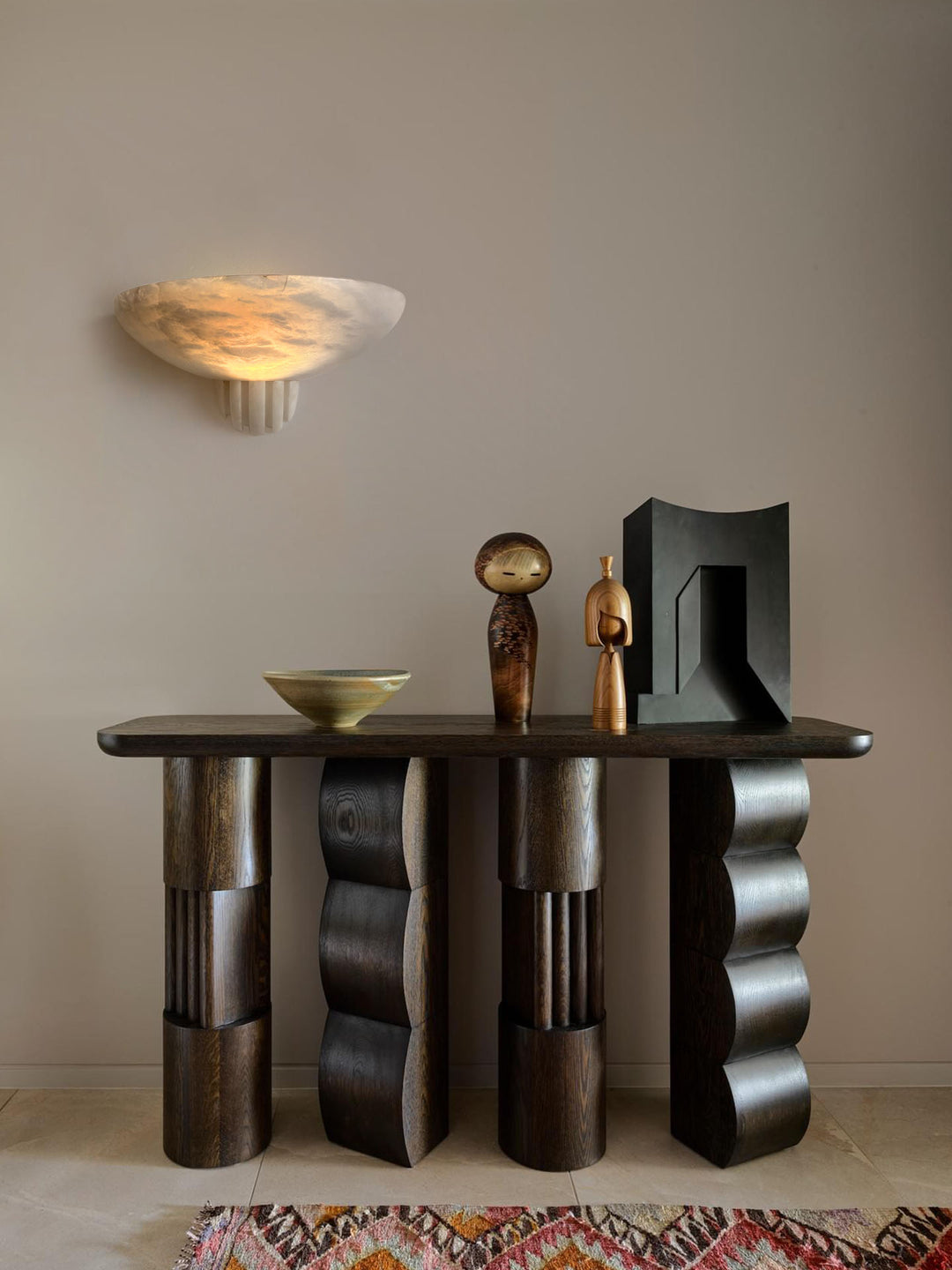 Rare Alabaster Wall Sconce - Vakkerlight