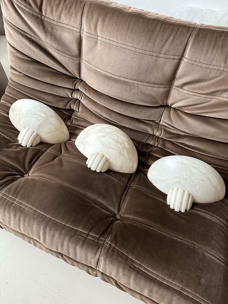 Rare Alabaster Wall Sconce - Vakkerlight