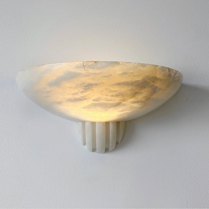 Rare Alabaster Wall Sconce - Vakkerlight