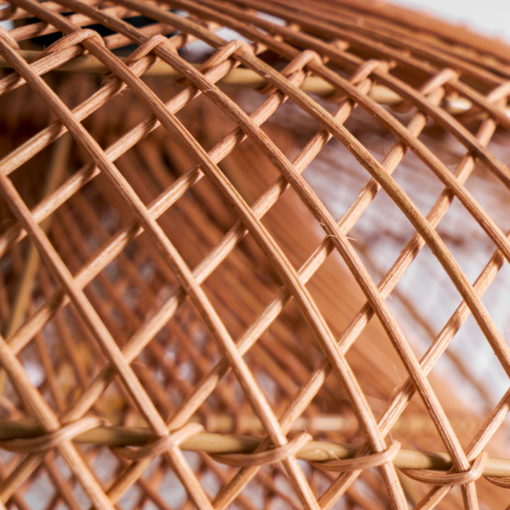 Rattan Wave Pendant Light - Vakkerlight