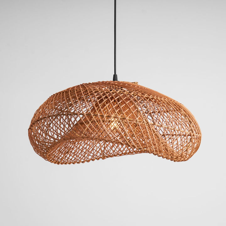 Rattan Wave Pendant Light - Vakkerlight