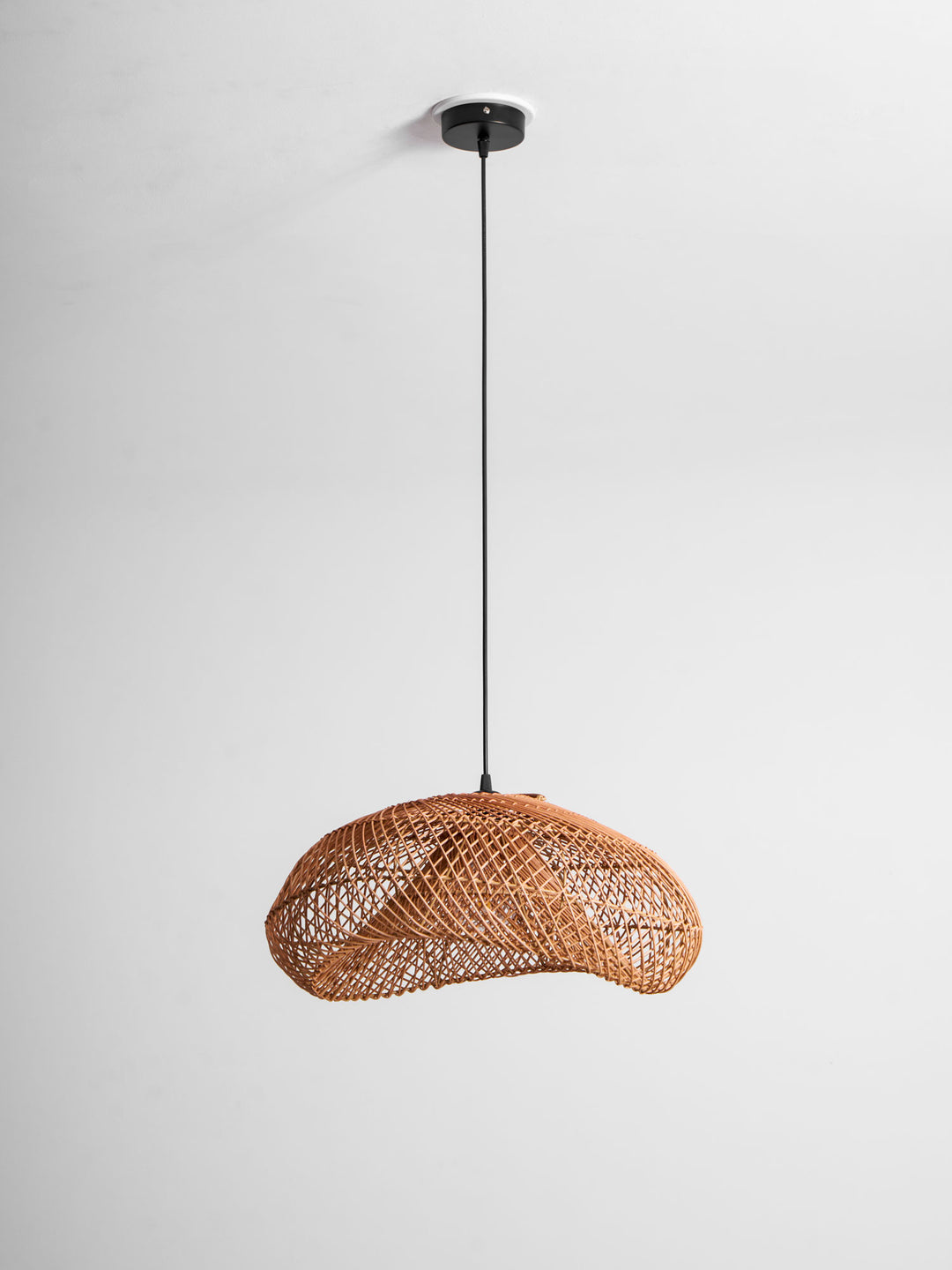 Rattan Wave Pendant Light - Vakkerlight