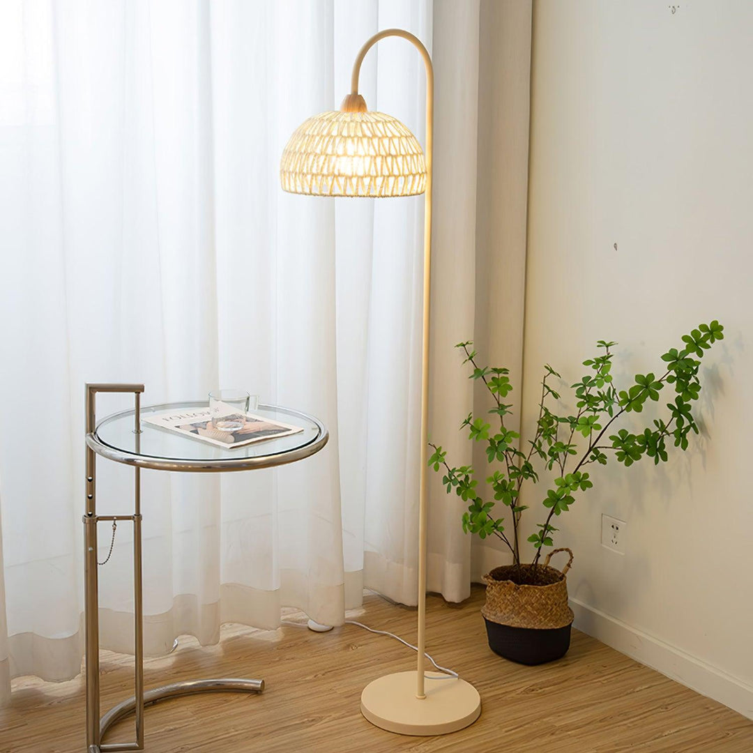 Rattan Arch Floor Lamp - Vakkerlight