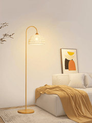 Rattan Arch Floor Lamp - Vakkerlight