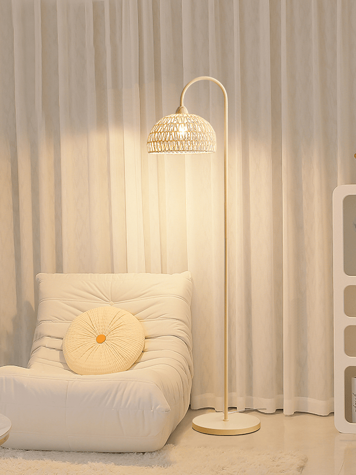 Rattan Arch Floor Lamp - Vakkerlight