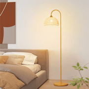 Rattan Arch Floor Lamp - Vakkerlight