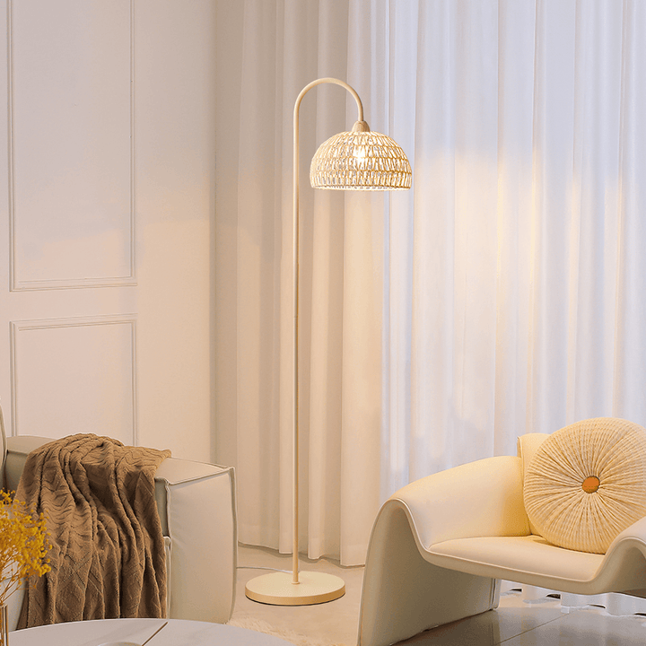 Rattan Arch Floor Lamp - Vakkerlight