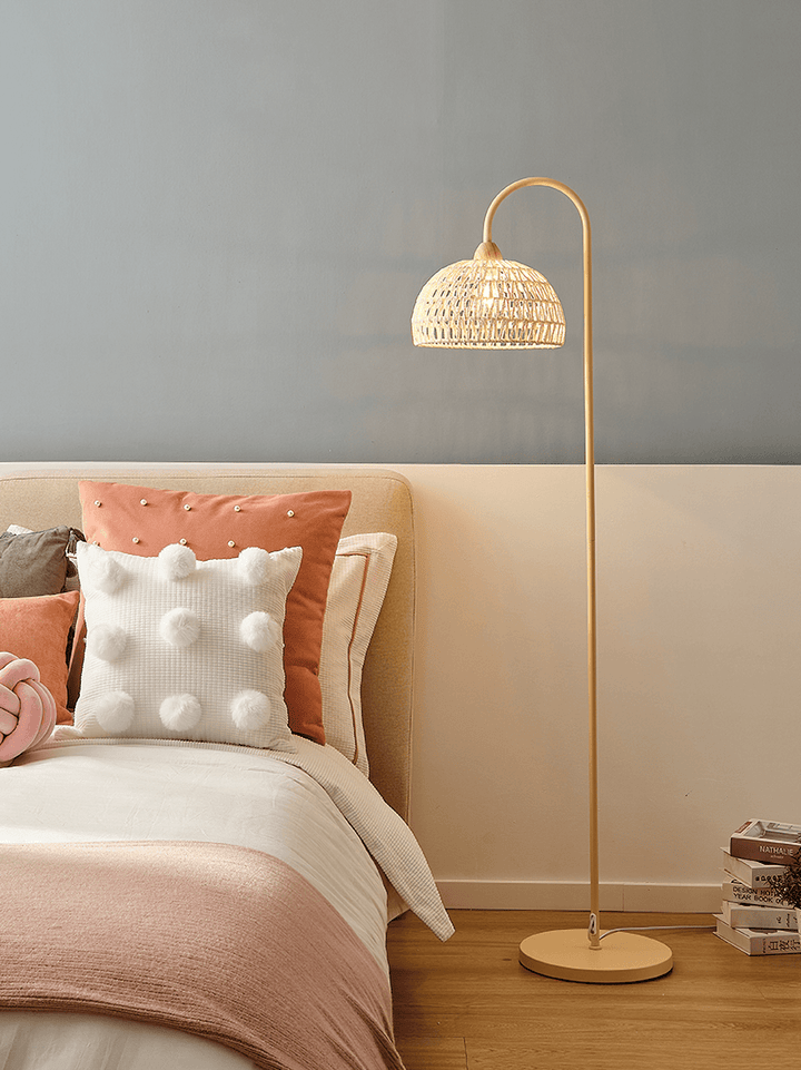 Rattan Arch Floor Lamp - Vakkerlight