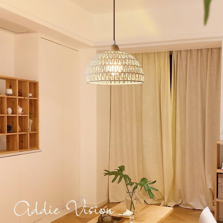 Rattan Arch Pendant Lamp - Vakkerlight