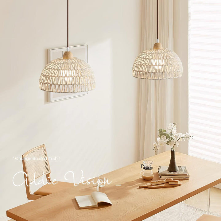 Rattan Arch Pendant Lamp - Vakkerlight