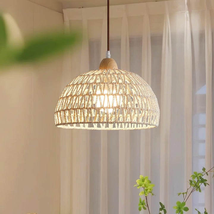 Rattan Arch Pendant Lamp - Vakkerlight