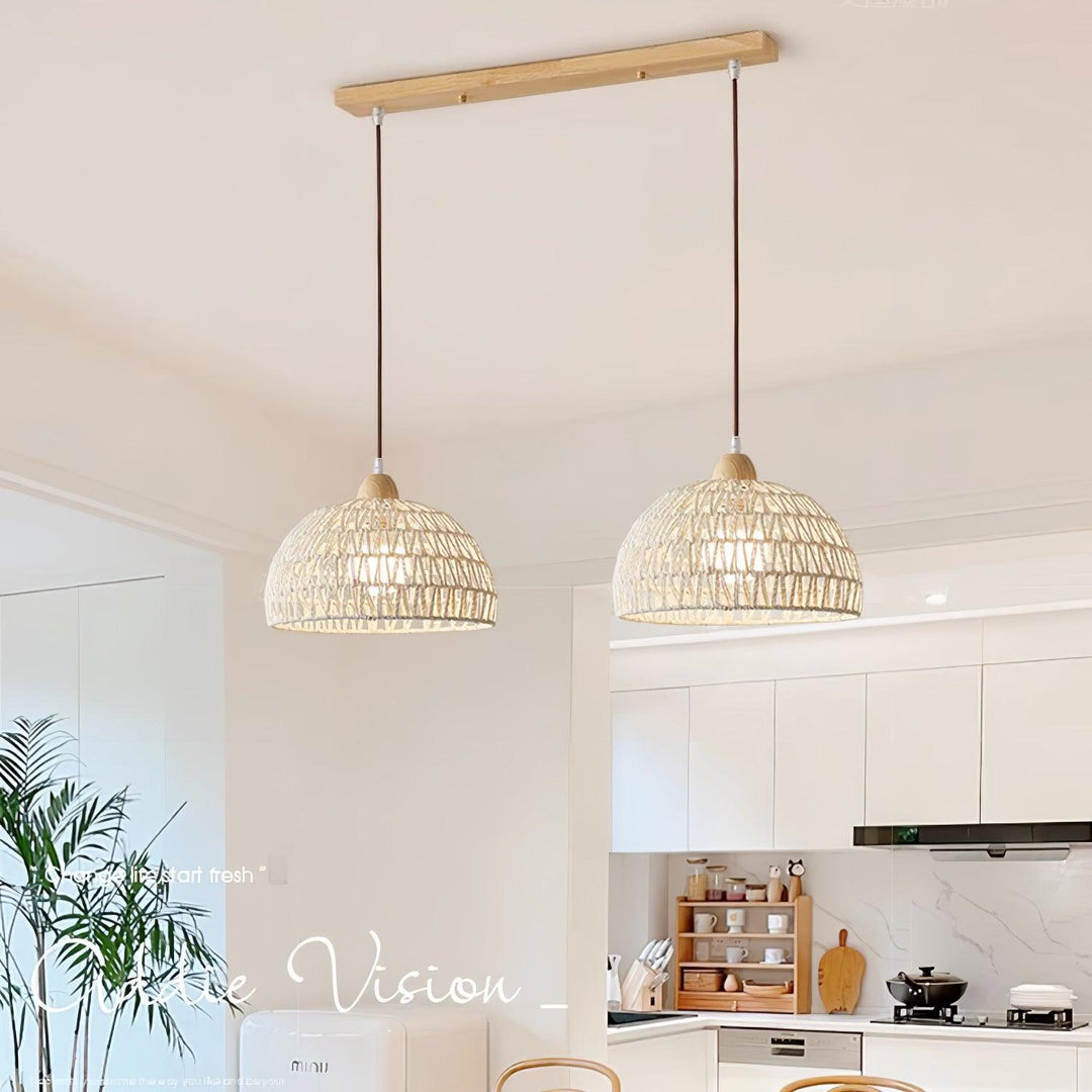 Rattan Arch Pendant Lamp - Vakkerlight