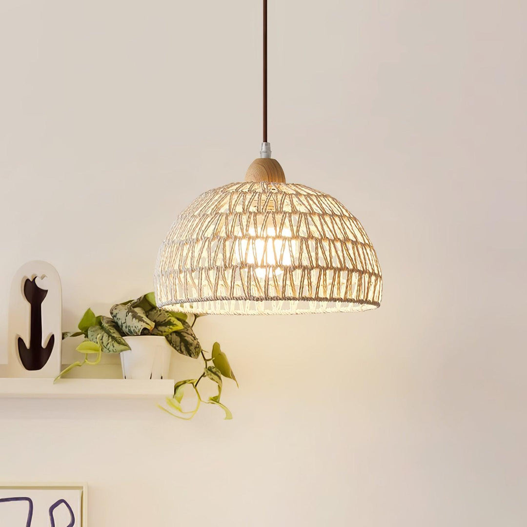 Rattan Arch Pendant Lamp - Vakkerlight