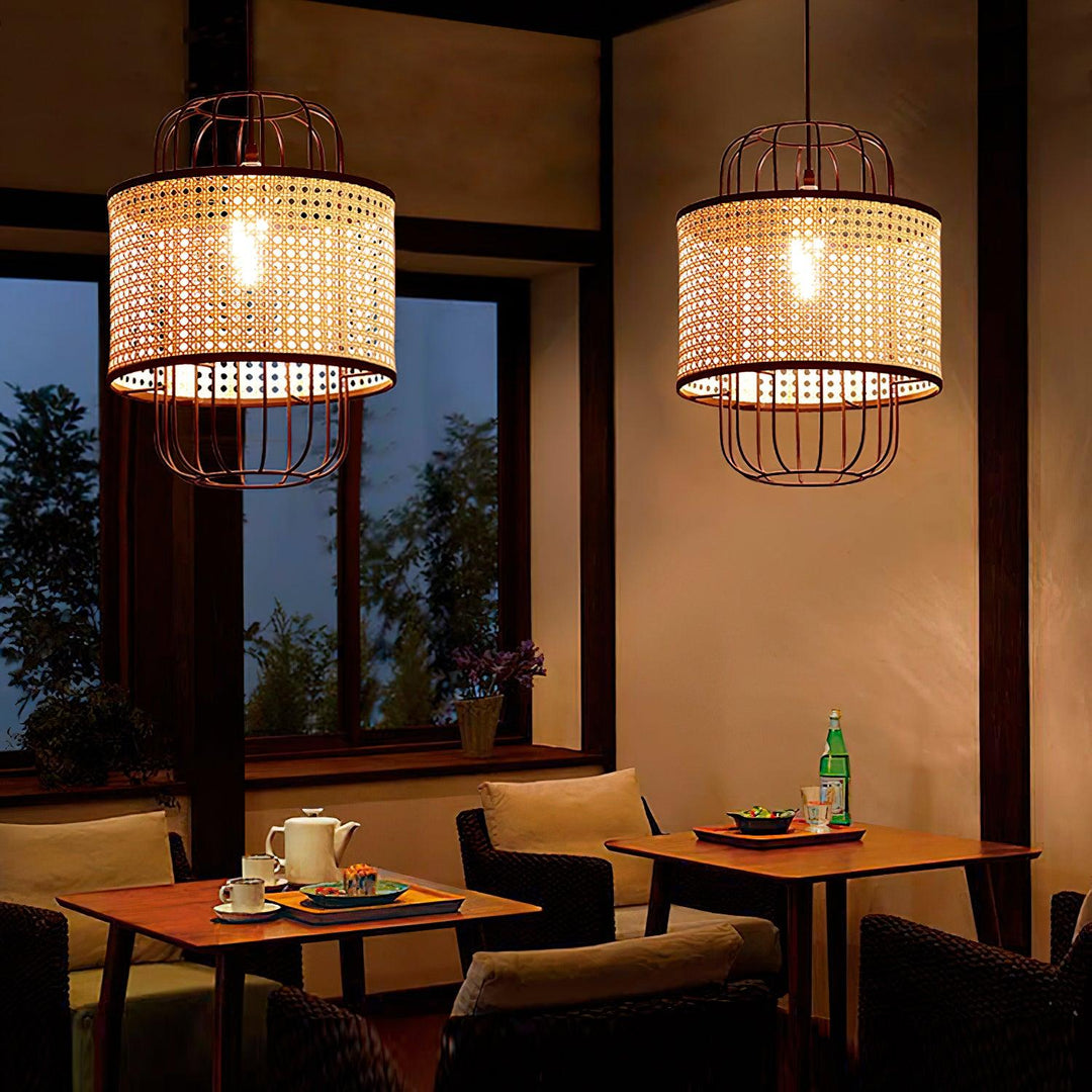 Rattan Aru Pendant Lamp - Vakkerlight