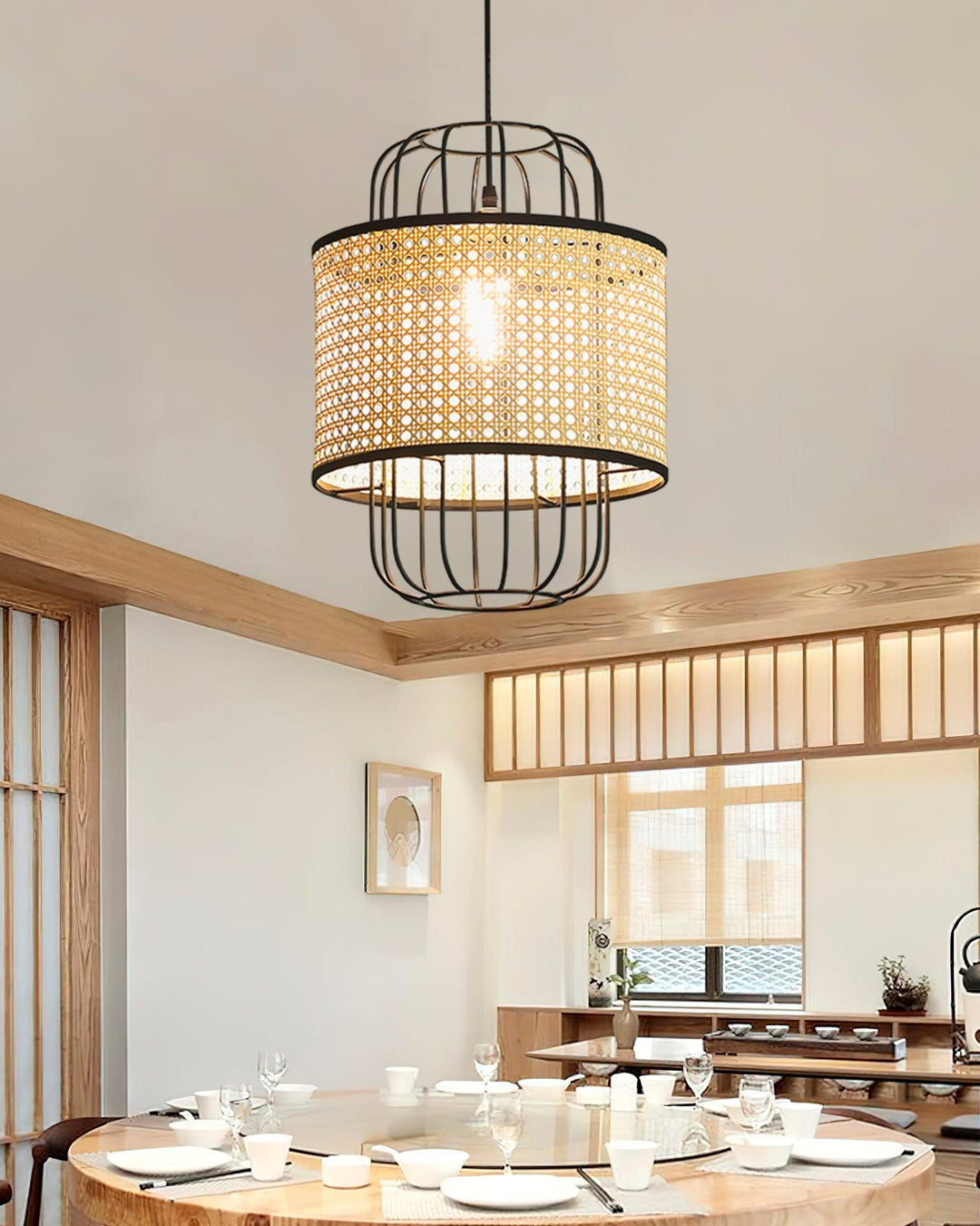 Rattan Aru Pendant Lamp - Vakkerlight