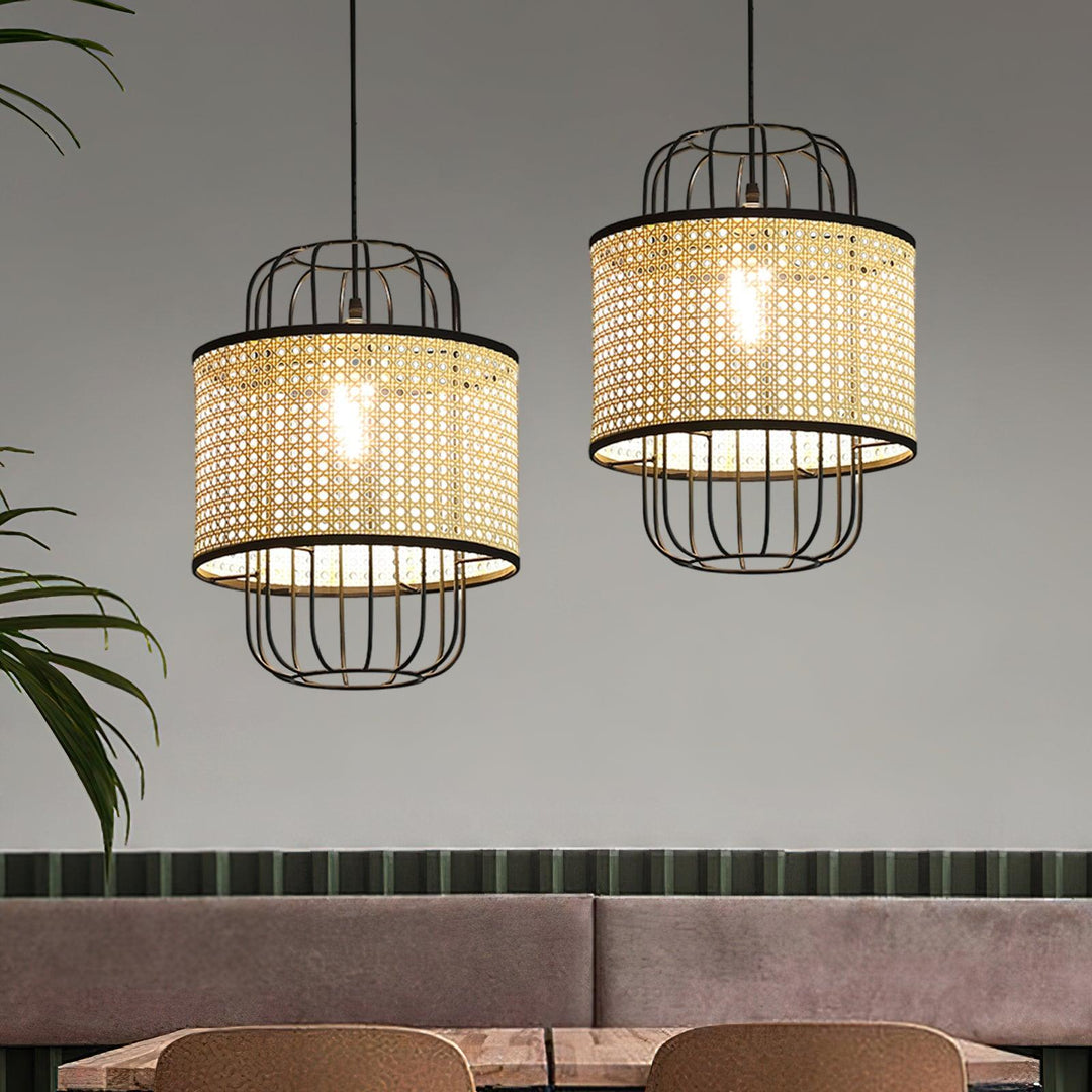 Rattan Aru Pendant Lamp - Vakkerlight