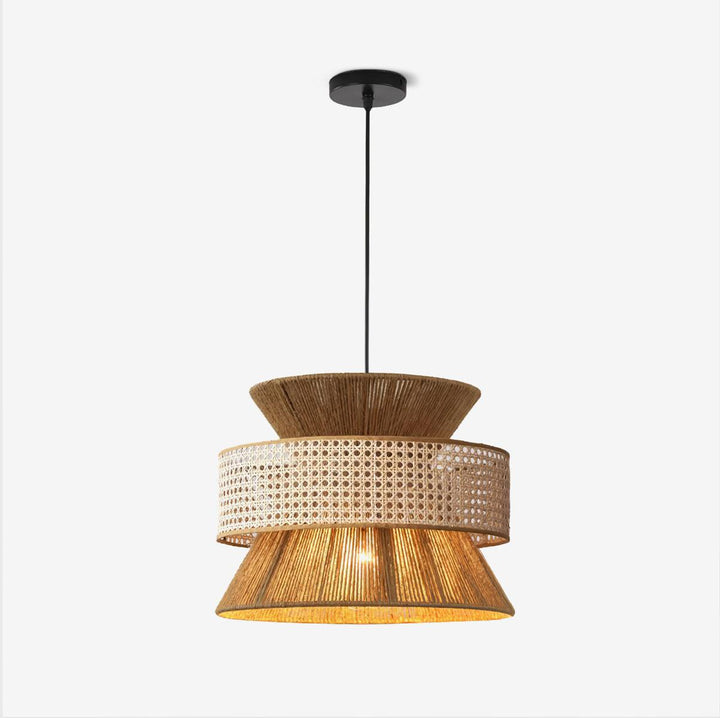 Rattan Bamboo Pendant Lamp - Vakkerlight