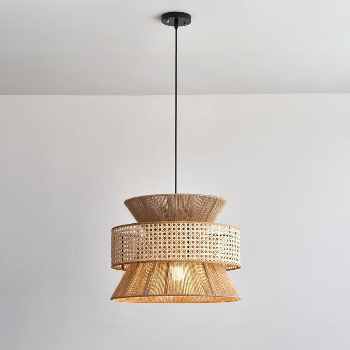 Rattan Bamboo Pendant Lamp - Vakkerlight