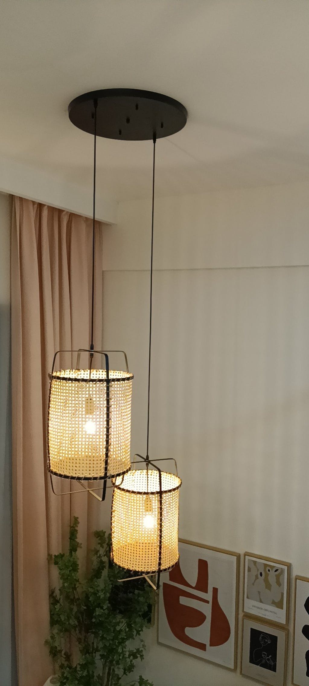 Rattan Cane Pendant Light - Vakkerlight