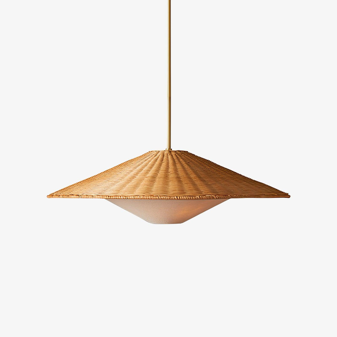 Rattan Hat Pendant Light - Vakkerlight