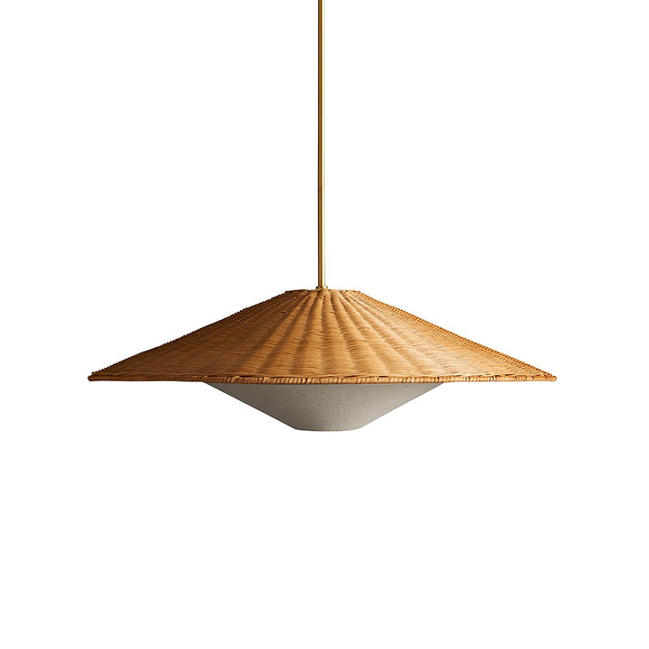 Rattan Hat Pendant Light - Vakkerlight