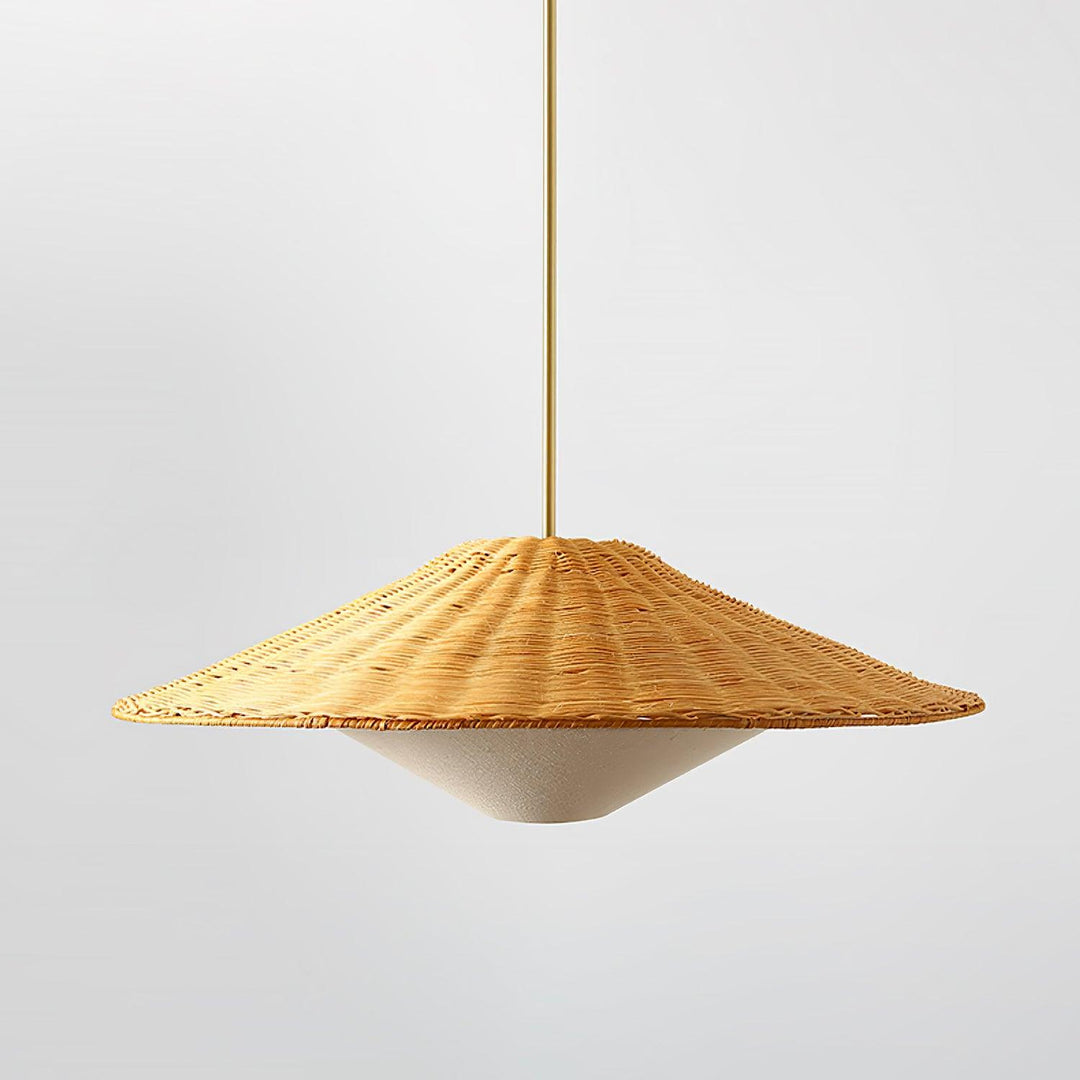 Rattan Hat Pendant Light - Vakkerlight