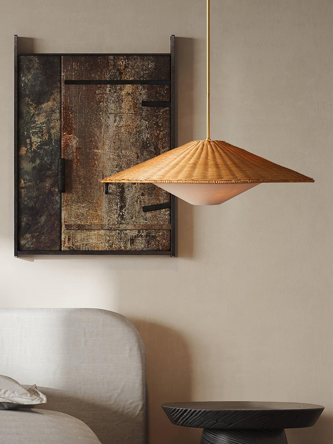 Rattan Hat Pendant Light - Vakkerlight