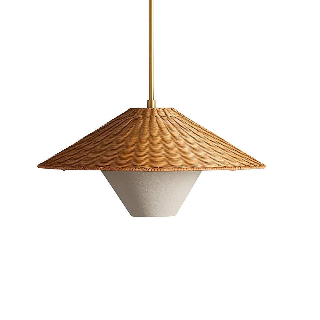 Rattan Hat Pendant Light - Vakkerlight