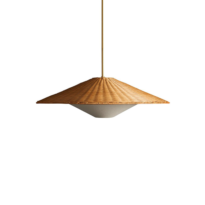 Rattan Hat Pendant Light - Vakkerlight