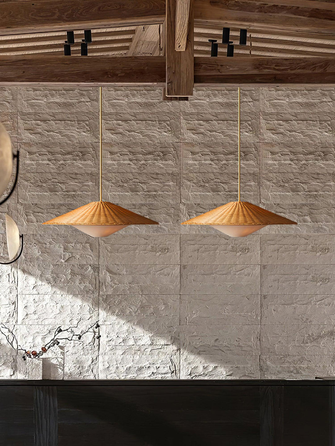 Rattan Hat Pendant Light - Vakkerlight