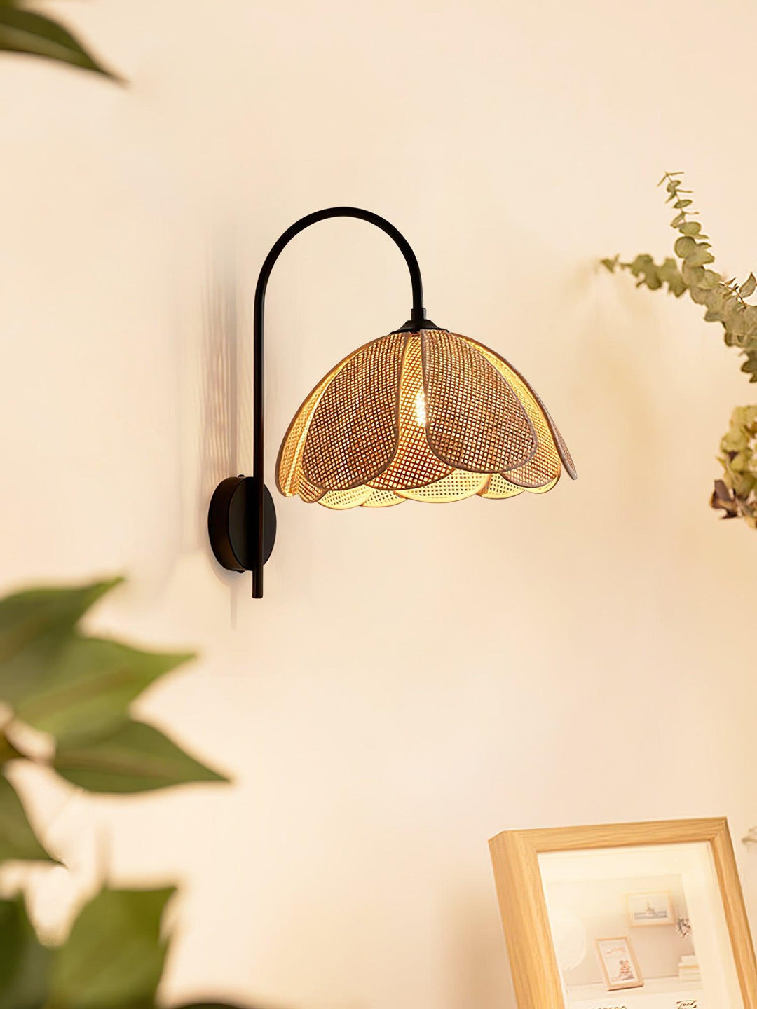 Rattan Petal Wall Lamp - Vakkerlight