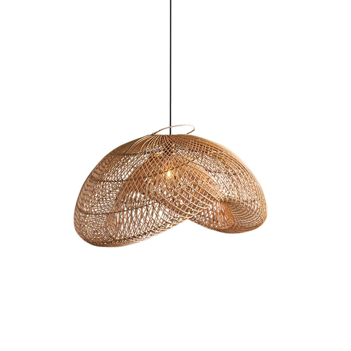 Rattan Wave Pendant Light - Vakkerlight