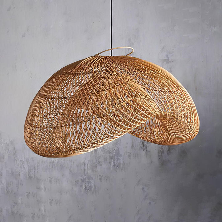 Rattan Wave Pendant Light - Vakkerlight