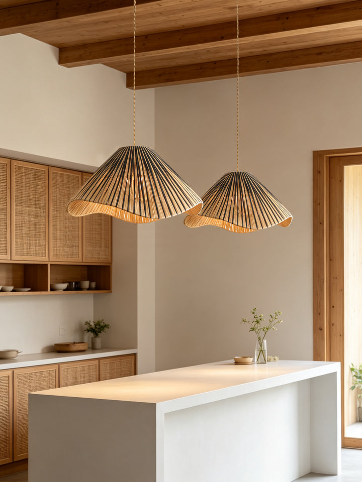Ravelle Woven Raffia Pendant Light