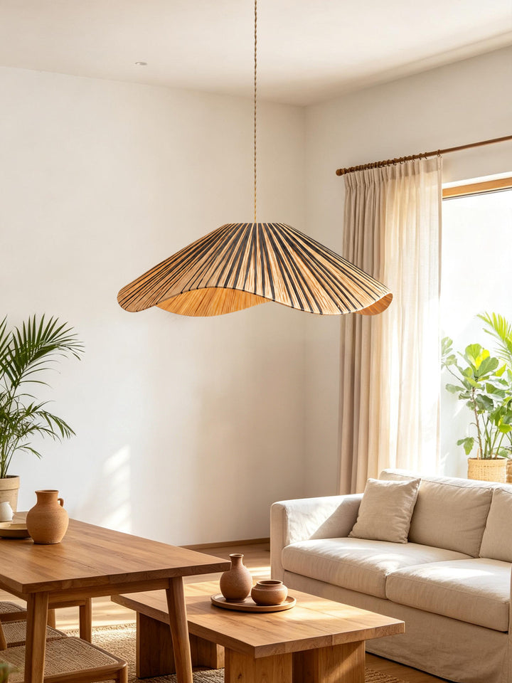 Ravelle Woven Raffia Pendant Light