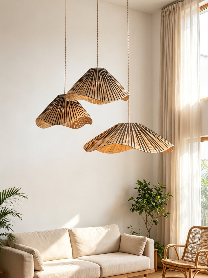 Ravelle Woven Raffia Pendant Light