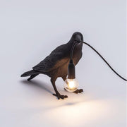Raven Resin Table Lamp