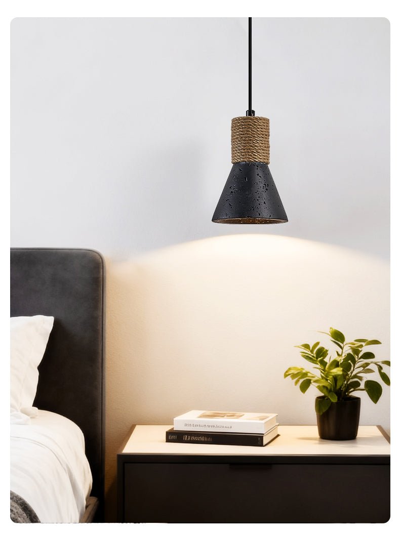 Ravena Rope Cone Pendant Lamp - Vakkerlight