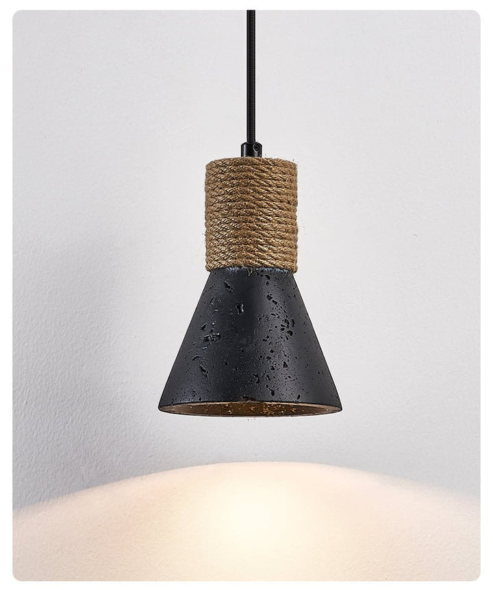 Ravena Rope Cone Pendant Lamp - Vakkerlight