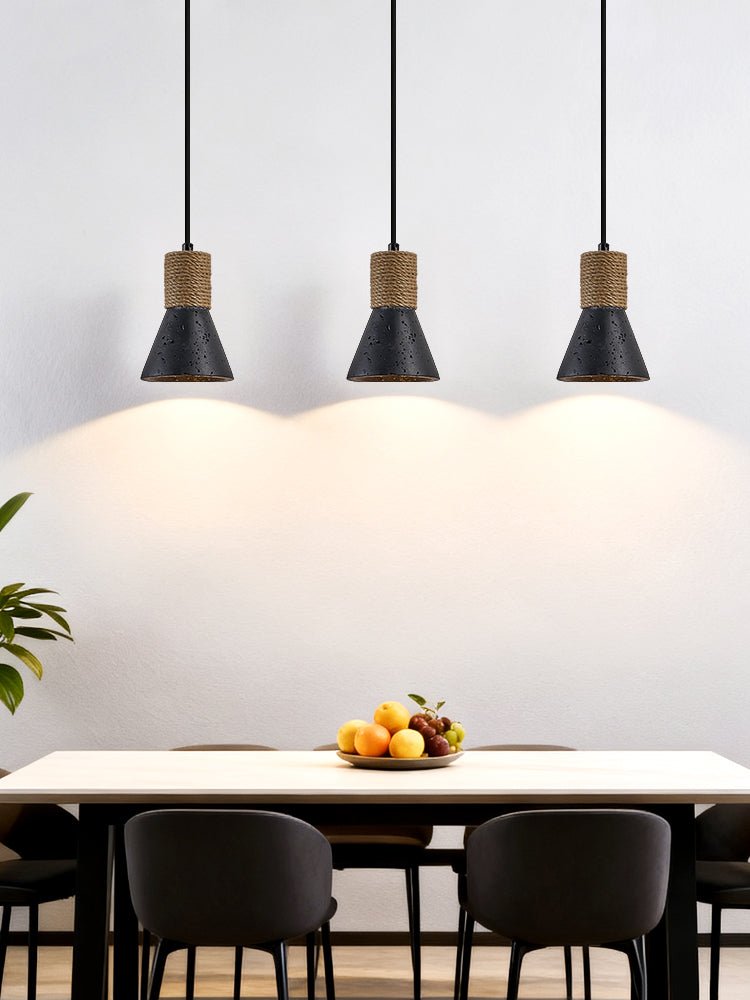 Ravena Rope Cone Pendant Lamp - Vakkerlight