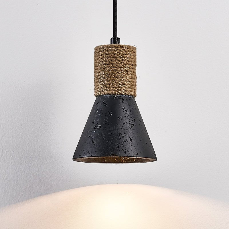 Ravena Rope Cone Pendant Lamp - Vakkerlight