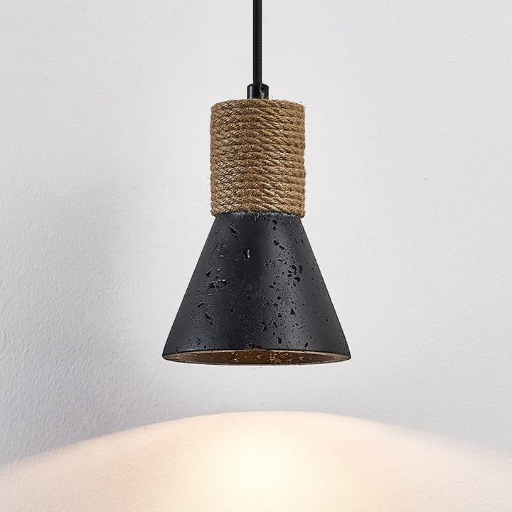 Ravena Rope Cone Pendant Lamp - Vakkerlight