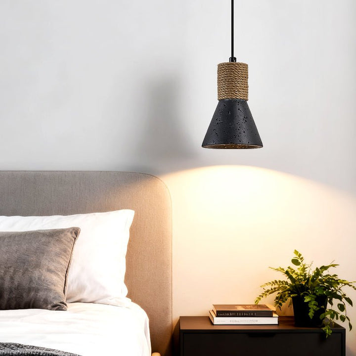 Ravena Rope Cone Pendant Lamp - Vakkerlight