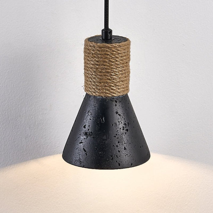 Ravena Rope Cone Pendant Lamp - Vakkerlight